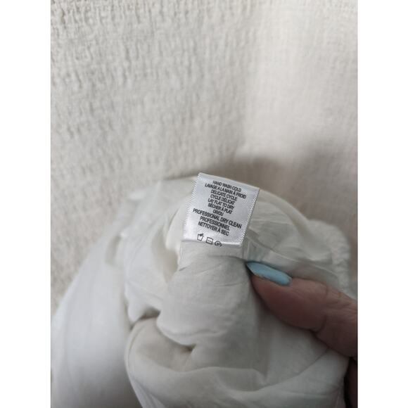 Frances Valentine Twiggy Beaded Parrot Fringe Dress White Bouclé Shift NWT Large - Picture 13 of 13